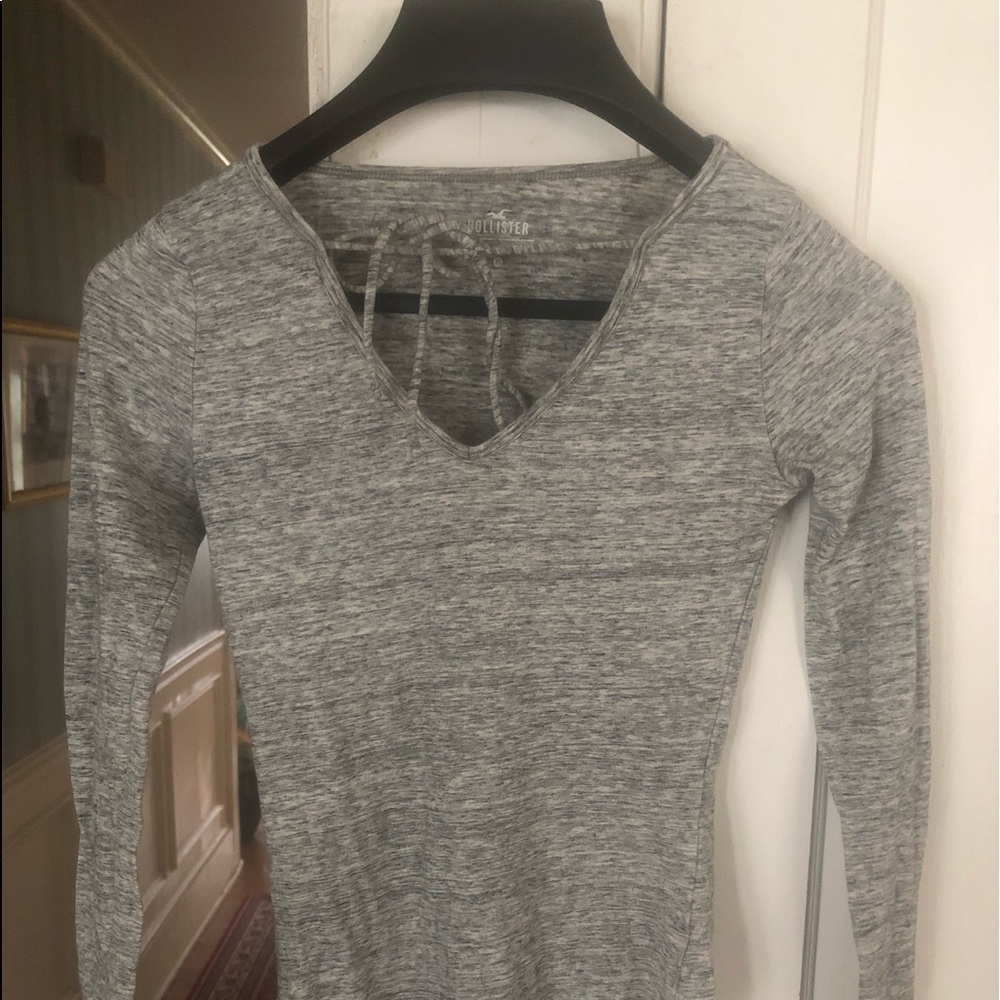 Hollister Gray bodysuit